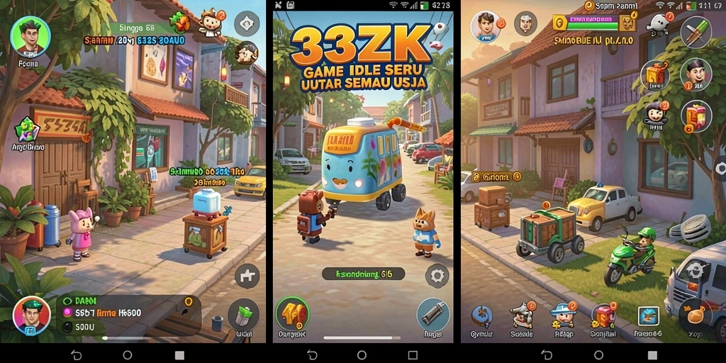 Tampilan gameplay 33ZK yang menarik dan menarik perhatian.