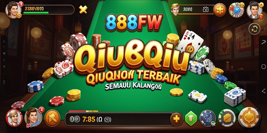 Tampilan menarik dari gameplay QiuQiu di 888FW.