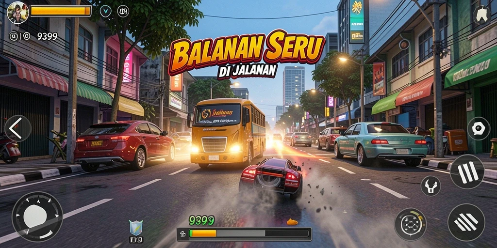 Tampilan menarik dari gameplay 9399 yang menegangkan.
