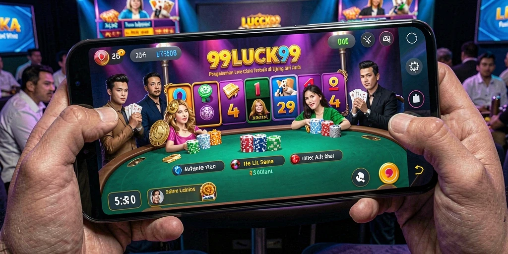 Gameplay Live Casino yang menarik dan interaktif di 99LUCK99.