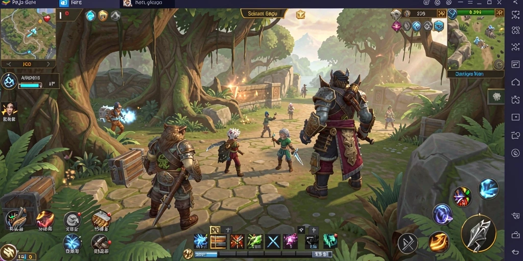 Screenshot AJO89 menampilkan aksi seru dalam pertempuran RPG.