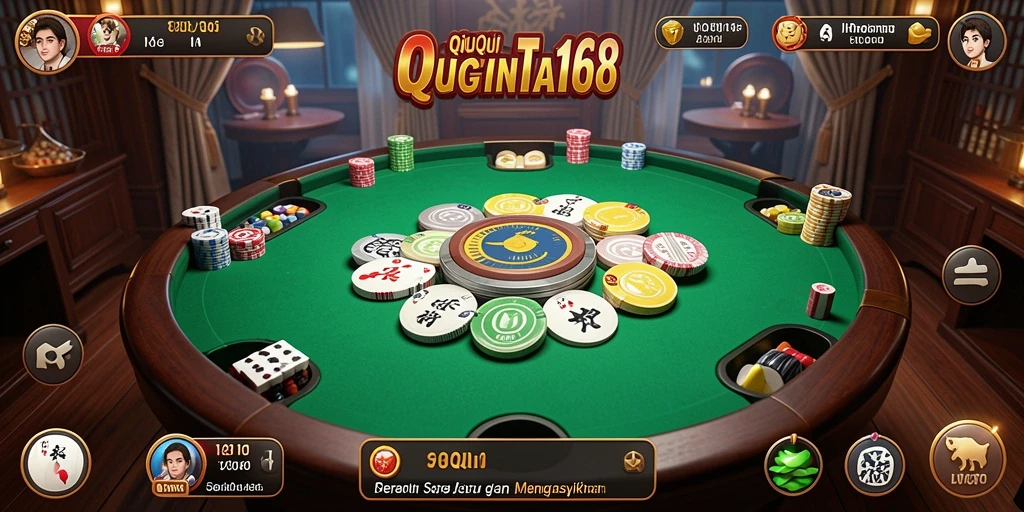 Tampilan menarik dari gameplay QiuQiu BAGINTA168.