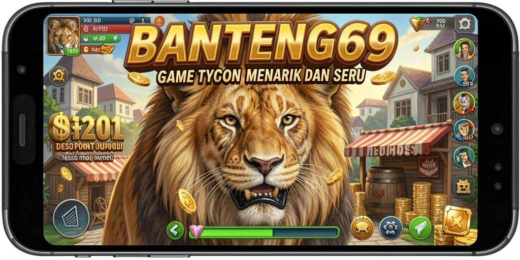 Gameplay seru BANTENG69 dengan tantangan Tycoon yang menarik.