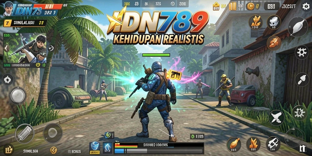 Tampilan gameplay interaktif yang menarik dalam IDN789.