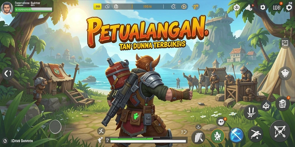 Gameplay menarik dengan dunia terbuka yang luas dan penuh warna.