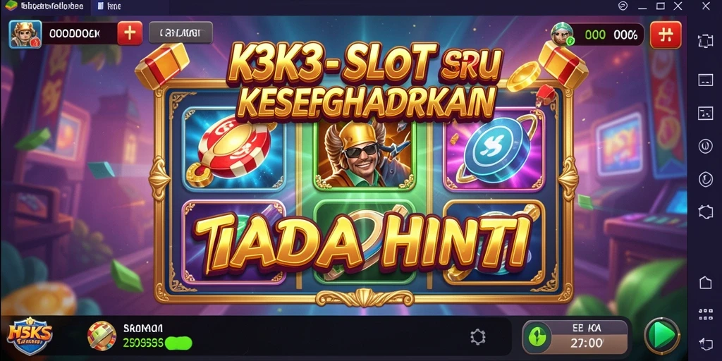 Tangkapan layar K3K3 menampilkan gameplay Slot yang mengasyikkan.