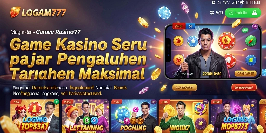 Tampilan gameplay LOGAM777 yang menarik dan dinamis.