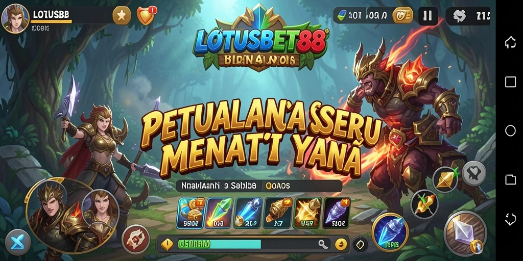 Gameplay seru LOTUSBET88 dengan petualangan menegangkan.