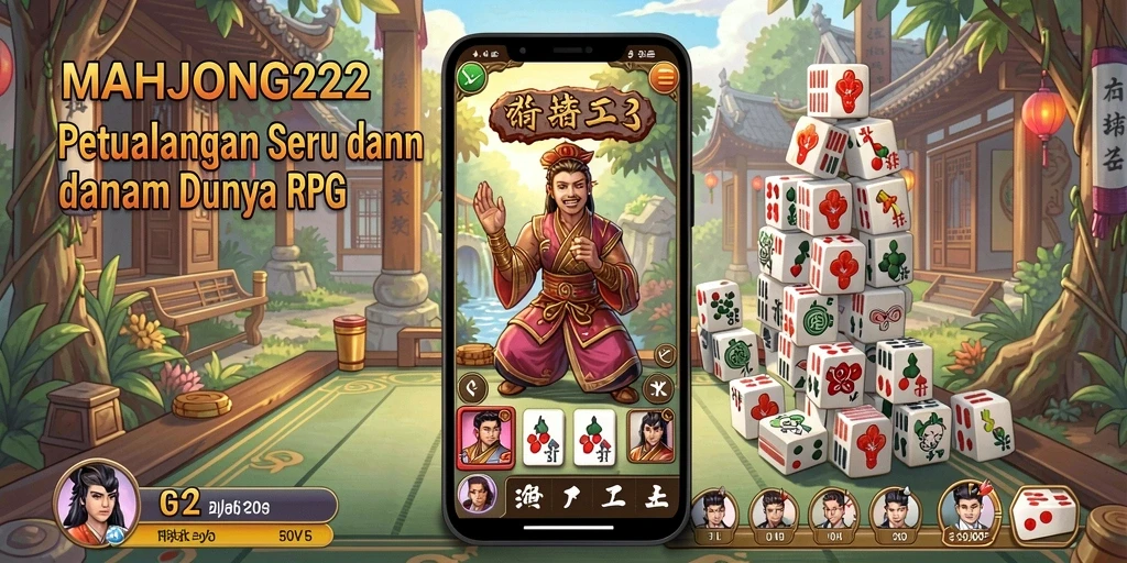 Gambaran gameplay seru dalam MAHJONG222 saat bertarung melawan musuh.