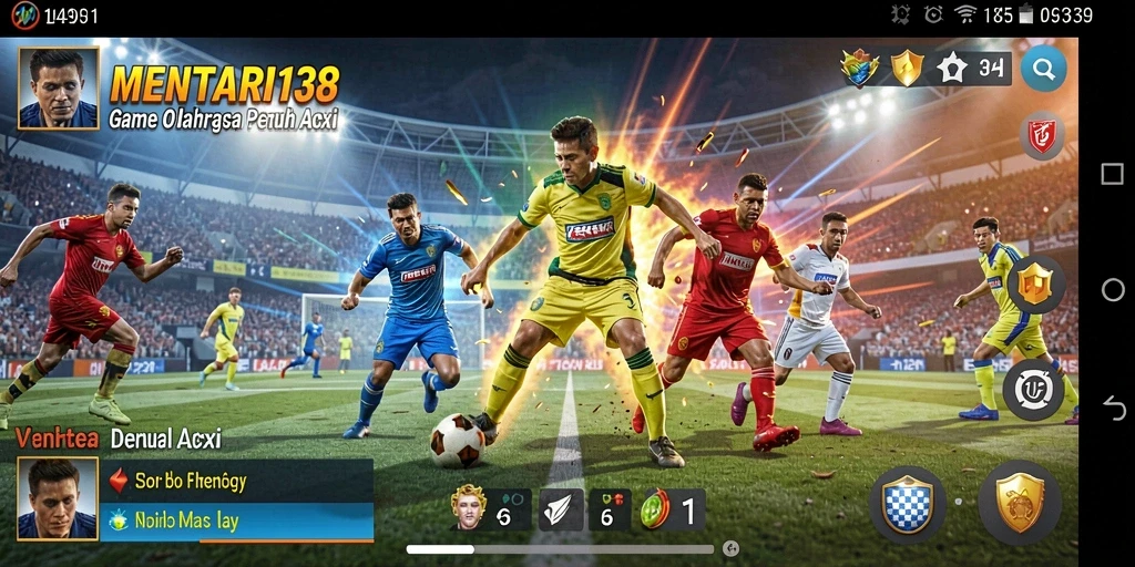 Tampilan gameplay MENTARI138 yang mengesankan dan penuh aksi.