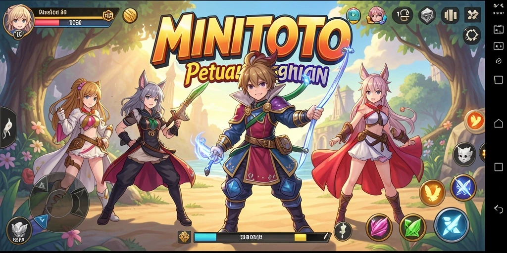 Tampilan gameplay menarik di dunia anime MINITOTO.