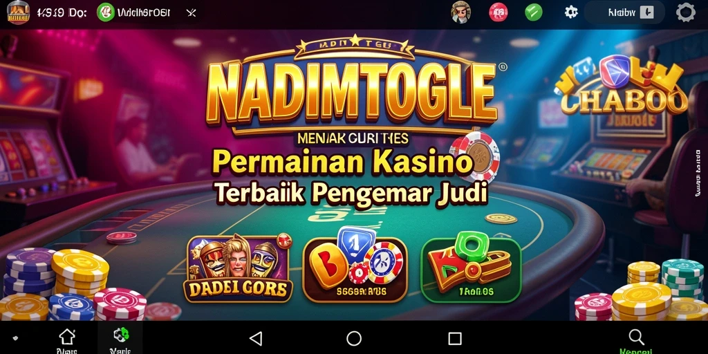 Screenshot gameplay yang menarik dari NADIMTOGEL dalam dunia Kasino.