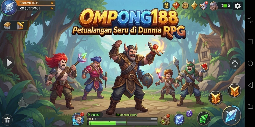 Screenshot gameplay OMPONG188 menampilkan pertarungan dinamis dan karakter menakjubkan.