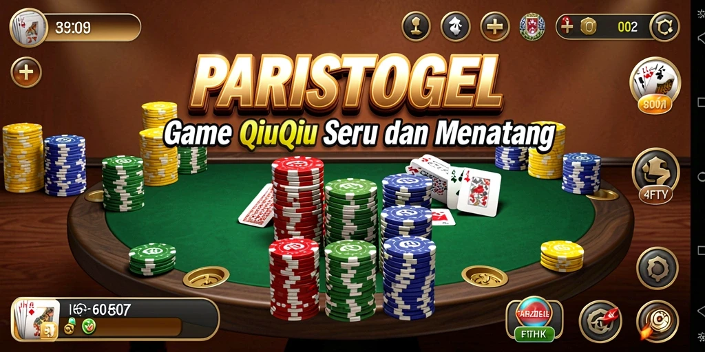 Screenshot utama menunjukkan gameplay QiuQiu yang seru.
