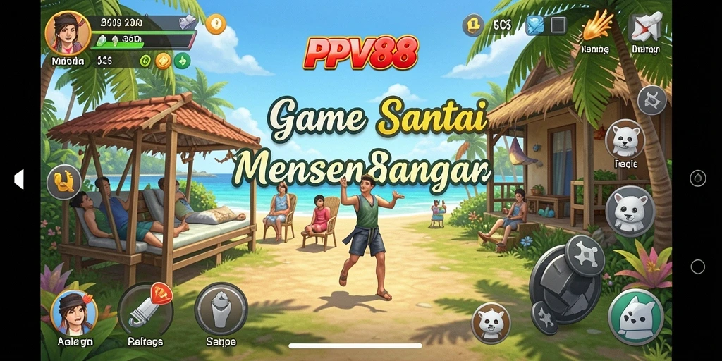 Tampilan gameplay PPV88 yang ceria dan menghibur.