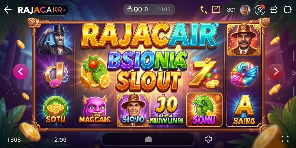 Tampilan gameplay RAJACAIR yang seru dan penuh warna.