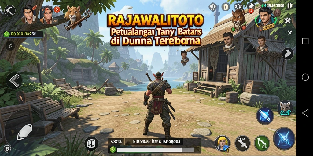 Tampilan gameplay seru dalam dunia terbuka RAJAWALITOTO.