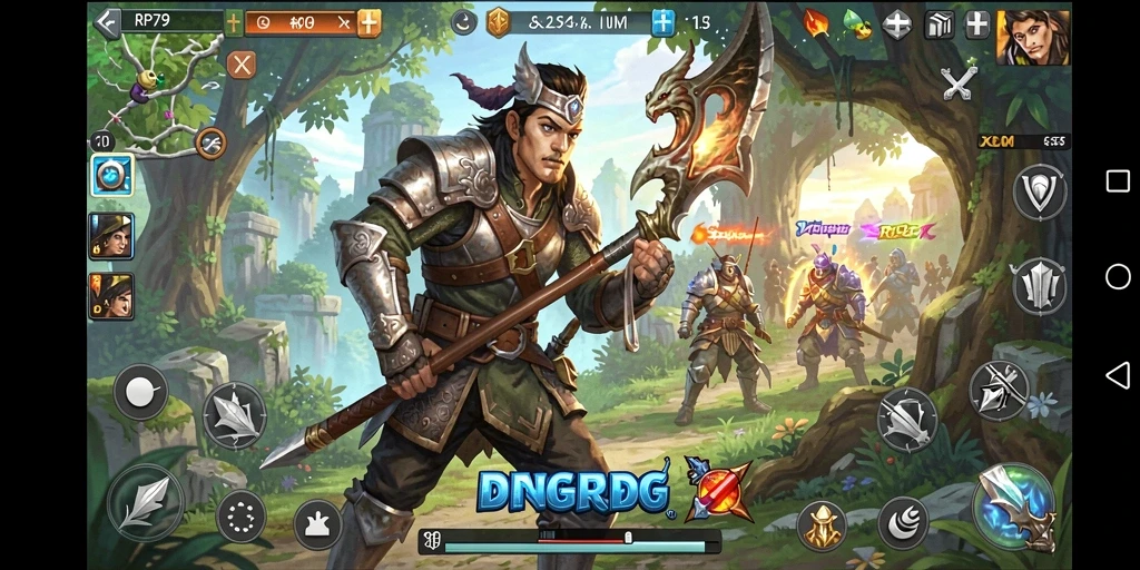 Tampilan gameplay RPG yang mendebarkan dan imersif.