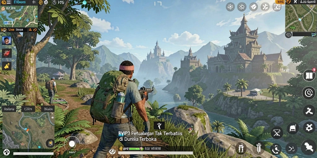Gameplay seru di dunia Open World yang luas dan dinamis.