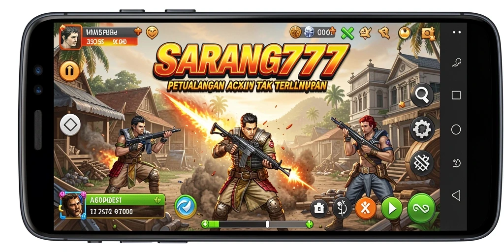 Tampilan gameplay SARANG777 yang penuh aksi dan seru.
