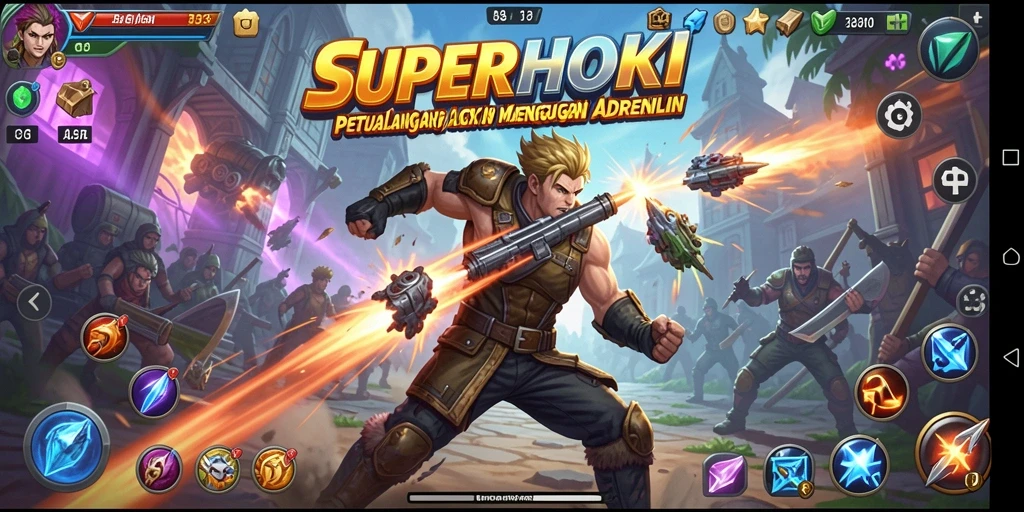 Tampilan menakjubkan dari pertempuran epik dalam SUPERHOKI.