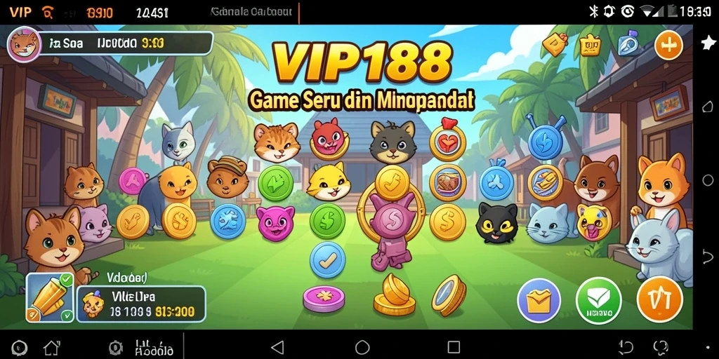 Tampilan gameplay <strong>VIP188</strong> yang memukau dan menenangkan.